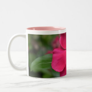 Rosa Blume Kaffee Tasse