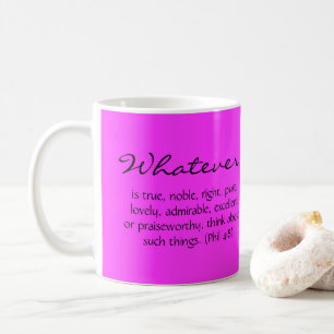Rosa Blume Kaffeetasse