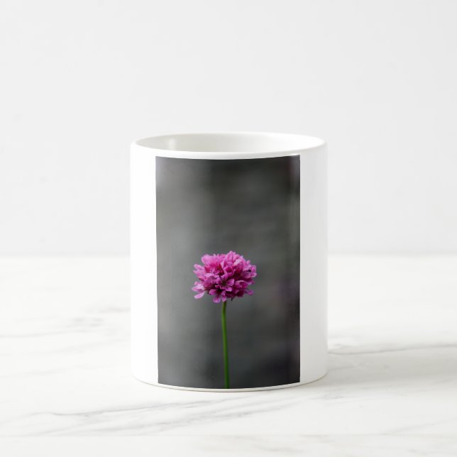 Rosa Blume Kaffeetasse (Mittel)
