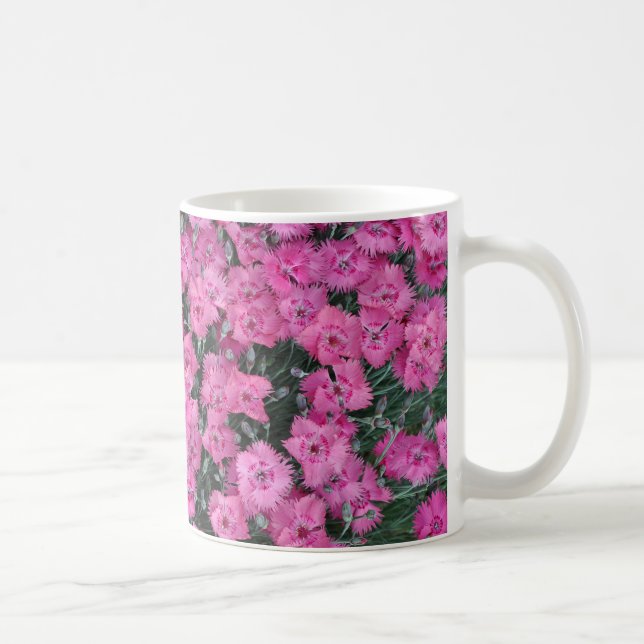 Rosa Blume Kaffeetasse (Rechts)