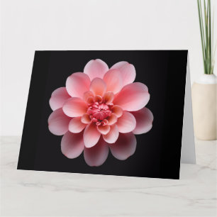 Rosa Blume Karte