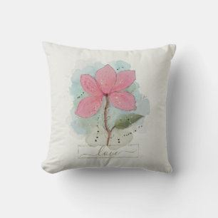 Rosa Blume Liebe Kissen Kissen