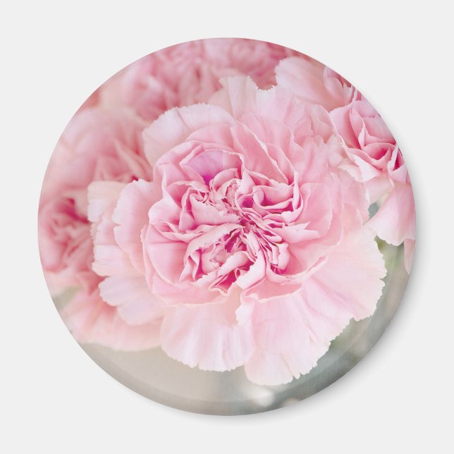 Rosa Blume Magnet (Vorne)