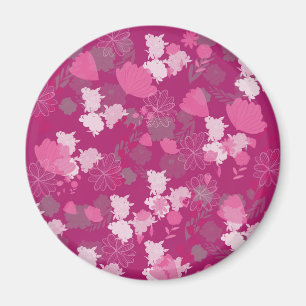 rosa Blume Magnet
