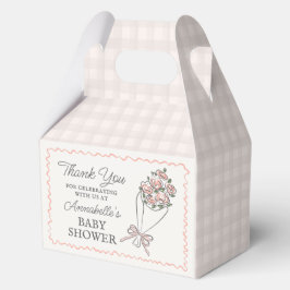 Rosa Blume Markt Frische Blumendusche Geschenkschachtel