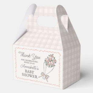 Rosa Blume Markt Frische Blumendusche Geschenkschachtel