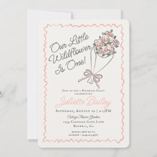 Rosa Blume Marktwirtschaft FBoritage Einladung