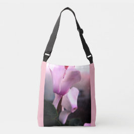 Rosa Blume Mehrdruck Cross Body Bag Tragetaschen Mit Langen Trägern