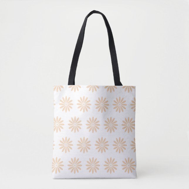 Rosa Blume Muster. Kunst, Kunstwerke, Hintergrund, Tasche (Vorderseite)