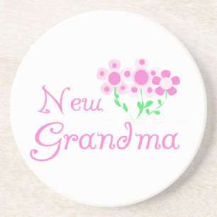 Rosa Blume Neue Oma Geschenke Untersetzer