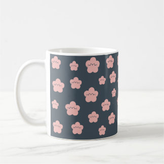 Rosa Blume | Niedliche Gesichtkatze | Katzenliebha Kaffeetasse