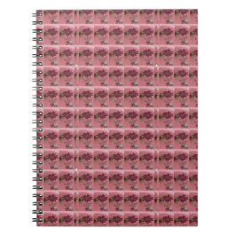 Rosa Blume Notizblock
