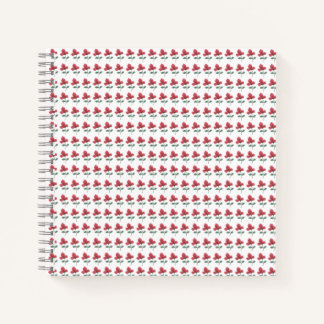 rosa Blume Notizbuch