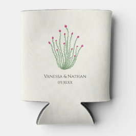 Rosa Blume Ocotillo Cactus Wedding Dosenkühler