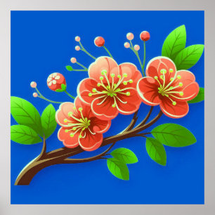 Rosa Blume Poster