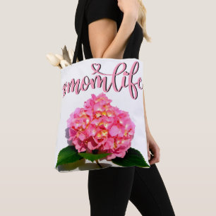 Rosa Blume Rosa, rosa, rosafarbene Hydrangea Tasche