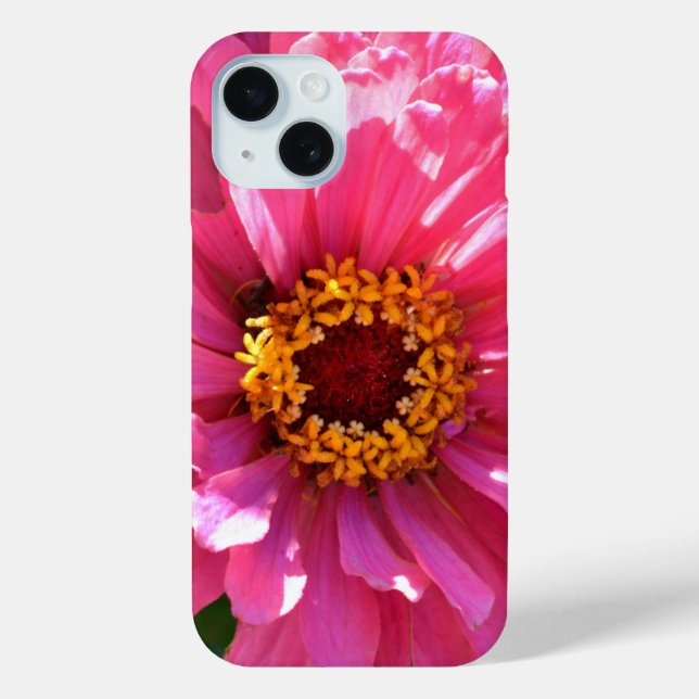 Rosa Blume Rosa Zinnia Case-Mate iPhone Hülle (Rückseite)