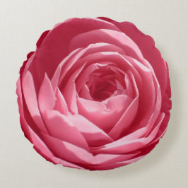 Rosa Blume Rundkissen Rundes Kissen