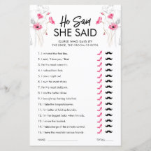 Rosa Blume, sagte er, sie habe Game gesagt | Anpas