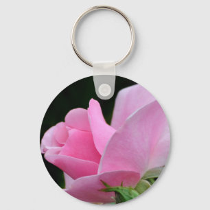 Rosa Blume Schlüsselanhänger