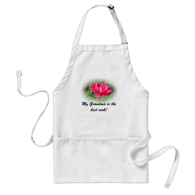 Rosa-Blume Schürze (Vorne)