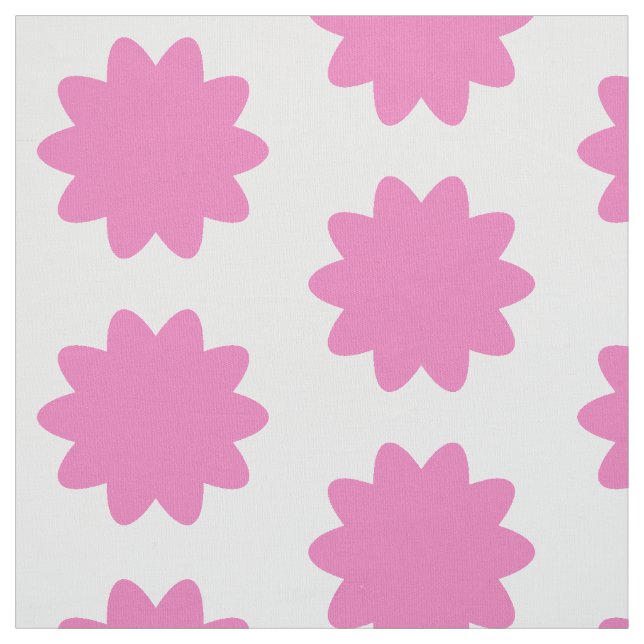 Rosa Blume Stoff (Muster)