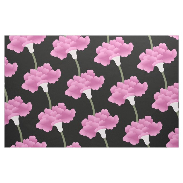 Rosa Blume Stoff (Fat Quarter (45,7 x 55,9 cm))