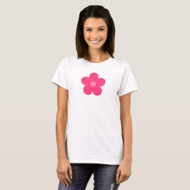 Rosa Blume T-Shirt