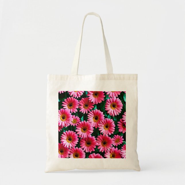 Rosa Blume Tasche (Vorne)
