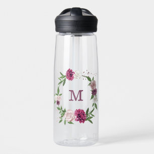 Rosa Blume Trinkflasche