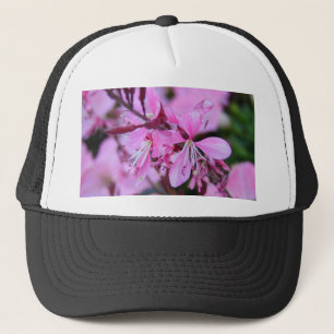 Rosa Blume Truckerkappe