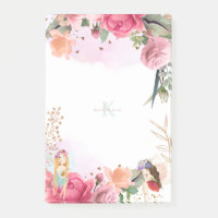 Rosa Blume und Fairies Girl