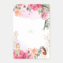 Rosa Blume und Fairies Girl