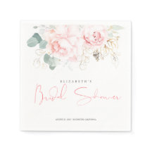 Rosa Blume und goldgrünes Brautparty