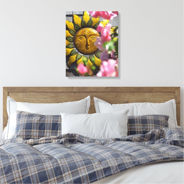 Rosa Blume und Sonne - Martha's Vineyard Leinwanddruck (Insitu (Schlafzimmer))
