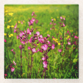 Rosa Blume Untersetzer