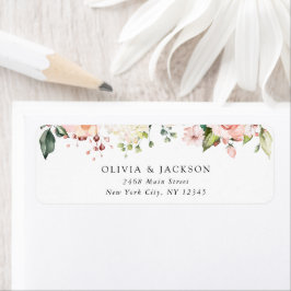 Rosa Blume, weiße Blume, Grünpflanzen, Hochzeit