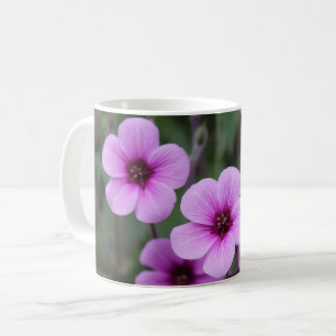 Rosa Blume Weißer Kaffee Tasse