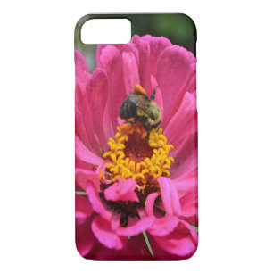 Rosa Blume Zinnia Hummel Honigbiene title_seo2