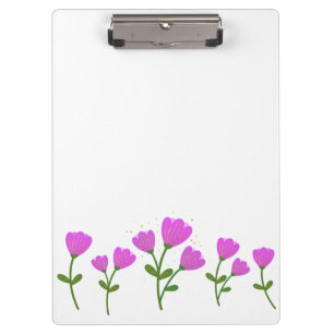 Rosa Blume Zwischenablage Klemmbrett