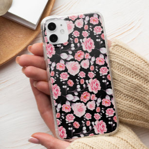 rosa Blumen klassisch und chic Stylisch Case-Mate iPhone Hülle
