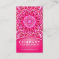 Rosa Blumen-Liebe Mandala