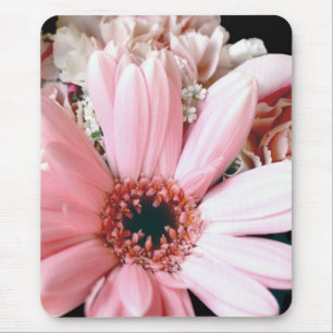 Rosa Blumen Mousepad