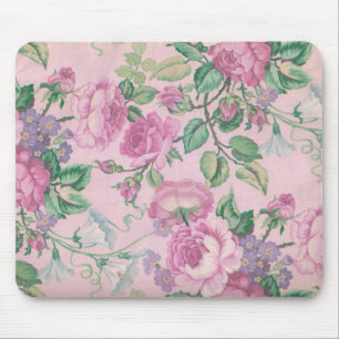 Rosa Blumen Mousepad