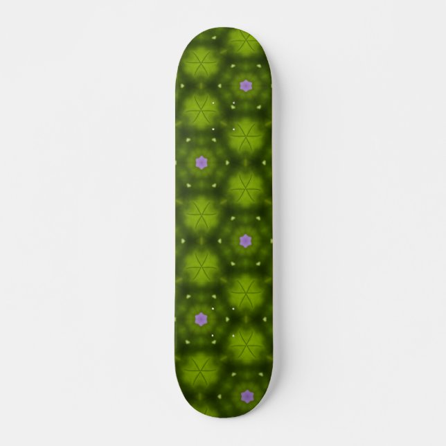 Rosa Blumen Skateboard (Vorne)