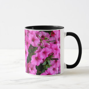 Rosa Blumen-Tasse Tasse
