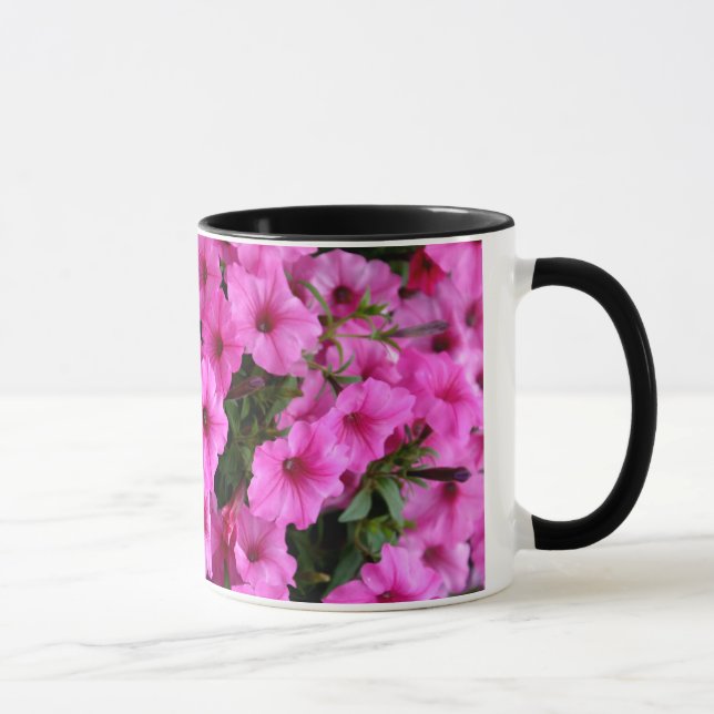 Rosa Blumen-Tasse Tasse (Rechts)