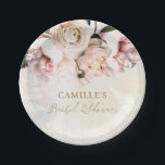 Rosa Blumengarten Brautparty Pappteller<br><div class="desc">Mit diesen Tellern aus rosa Blumengarten bringen Sie Ihrem Brautparty Charme. Diese eleganten Teller verbinden sanfte Blüten mit einem romantischen Gartenthema, das Ihre Gäste in Liebe setzen.</div>