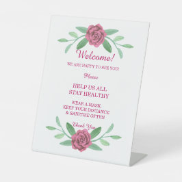 Rosa Blumengrün Foliage Hochzeitshöhe Pedestal Sch Sockelschild