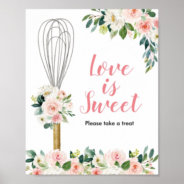 Rosa Blumenliebe wird bald entführt Liebe ist süß Poster (Vorne)